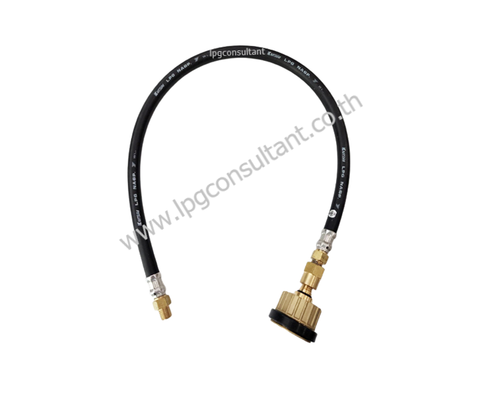 Goodyear USA 8ft 3/8” 250 PSI Rubber Air Hose Pigtail Whip With Ball Swivel – Made In USA